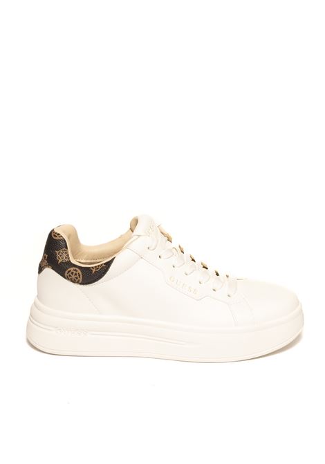 Sneaker winnie bianco GUESS | FLPWIN FAL12WINNIE-WHI/BR